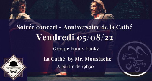 Soirée concert - La Cathé by Mr. Moustache