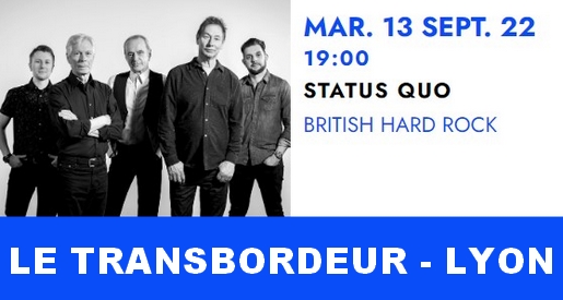 Status Quo - Concert Le Transbordeur
