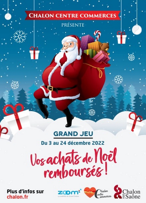 Opération commerçante de Noël à Chalon sur Saône