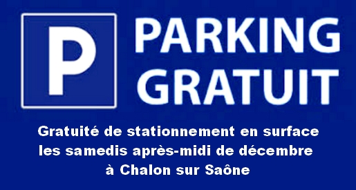 Parking gratuit - Chalon sur Saône