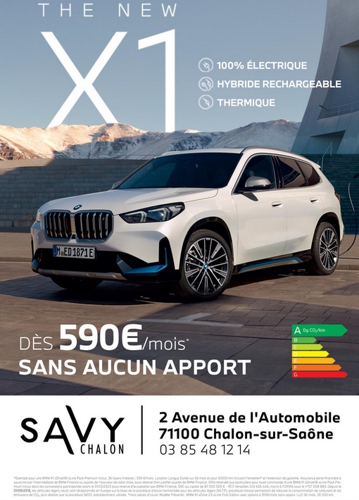 The new X1 BMW - Savy Chalon sur Saône