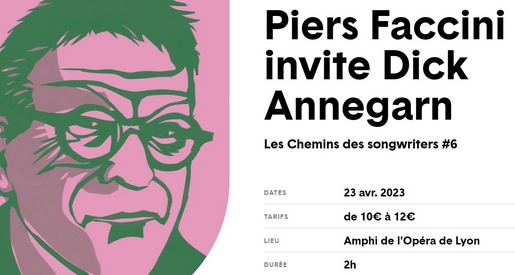 Piers Faccini invite Dick Annegarn - Opéra de Lyon