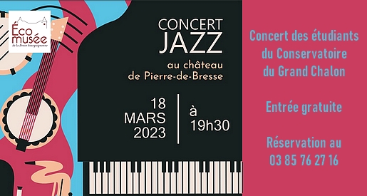 Concert jazz au château de Pierre de Bresse