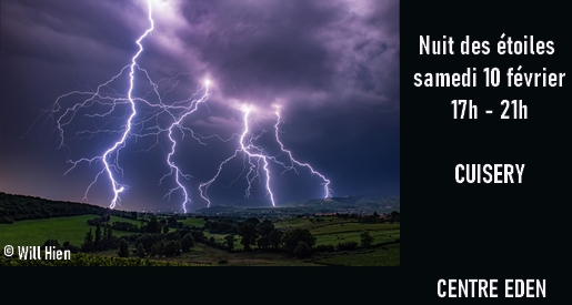 Nuit des étoiles d'hiver - Centre Eden Cuisery