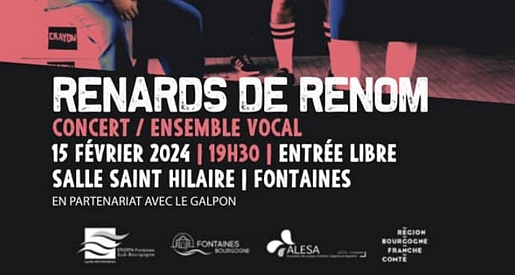Renards de renom - Concert Fontaines