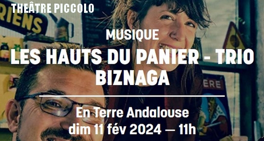Trio Biznaga - Concert au Théâtre Piccolo de Chalon sur Saône
