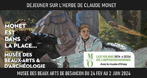 Expo "Monet est dans la place" - Musée des beaux arts et d'Archéologie Besançon