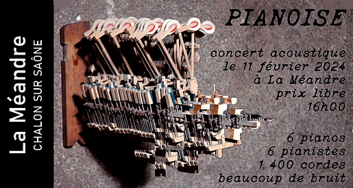 Pianoise - Concert La Méandre Chalon