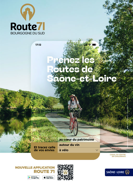 Route 71 - Vélo en Saône et Loire