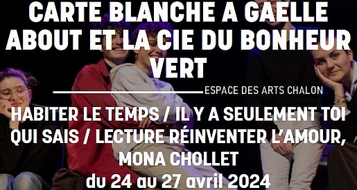 Carte blanche à Gaëlle About - Espace des Arts Chalon sur Saône