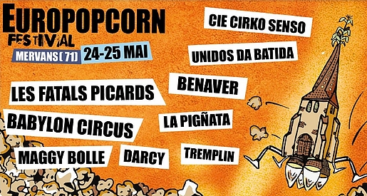 Europopcorn 2024 - Festival de musiques actuelles à Mervans