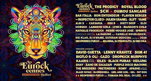 Les Eurockéennes 2024 - Festival de musiques actuelles à Belfort