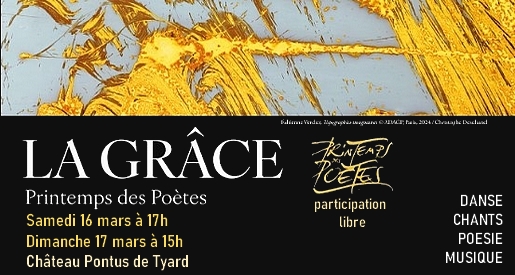 Printemps des poètes 2024 - Spectacle au Château Pontus de Tyard
