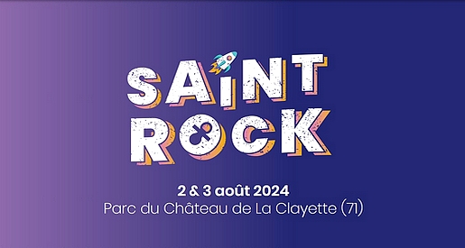 Festival Saint Rock 2024 - Concerts de musiques actuelles à La Clayette
