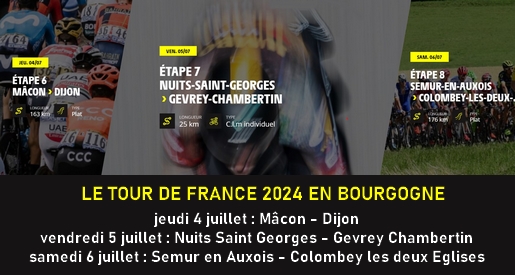 Le tour de France 2024 en Bourgogne - Cyclisme