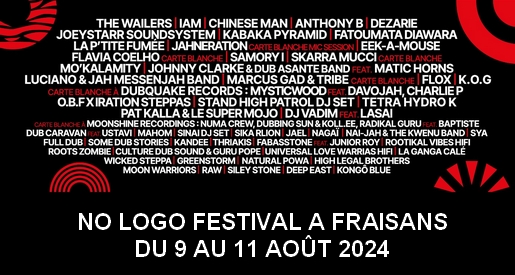 No Logo Festival 2024 - Festival de reggae et dub à Fraisans