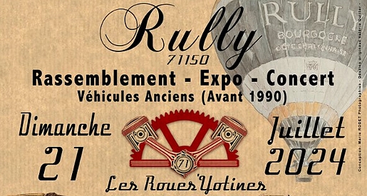 Les Roues Yotines 2024 - Rassemblement véhicules anciens à Rully