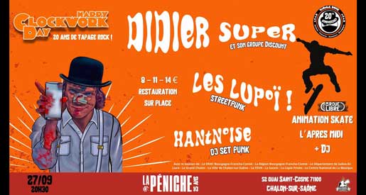 LES 25 ANS DE LAPENICHE - Salle de concerts Chalon sur Saône