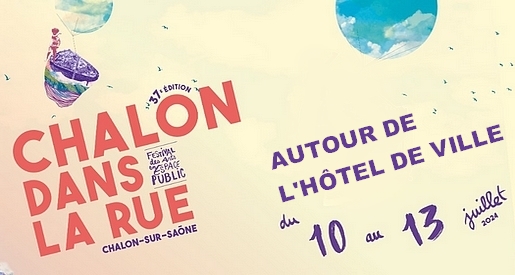Chalon dans la rue 2024 - Programmation autour de l'Hôtel de Ville