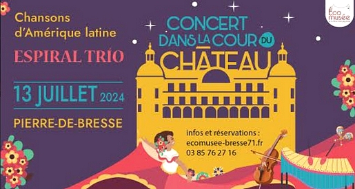 Concert dans la cour - Château Pierre de Bresse
