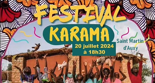 Festival Karama - Festival d'arts africains à St Martin d'Auxy