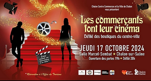 Défilé de mode 2024 - les commerçants font leur cinéma et défilent à Chalon sur Saône