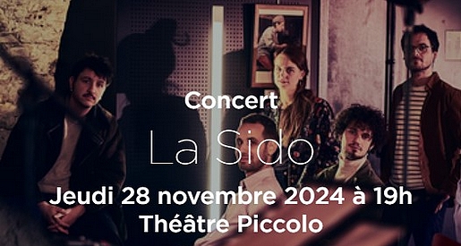 La Sido - Concert au Théâtre Piccolo Chalon sur Saône