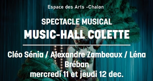 Music-Hall Colette - Spectacle musical à l'Espace des Arts Chalon