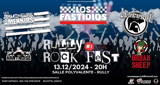 Rully Rock Fest 2024 - Festival de musique rock à Rully