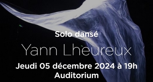 Yann Lheureux - Danse à l'Auditorium du Conservatoire de Chalon sur Saône