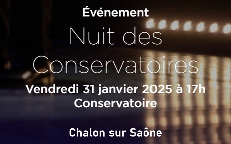 Nuit des Conservatoires - Conservatoire Chalon sur Saône