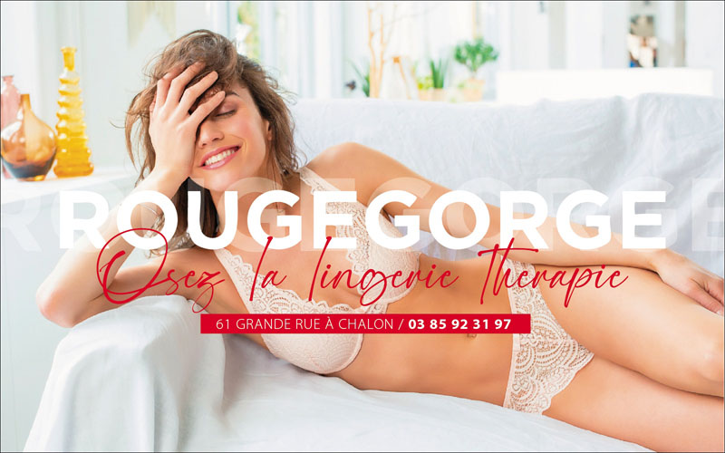 RougeGorge publicité - Boutique lingerie féminine à Chalon sur Saône