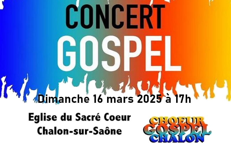 Concert gospel - Eglise du Sacré Coeur Chalon sur Saône