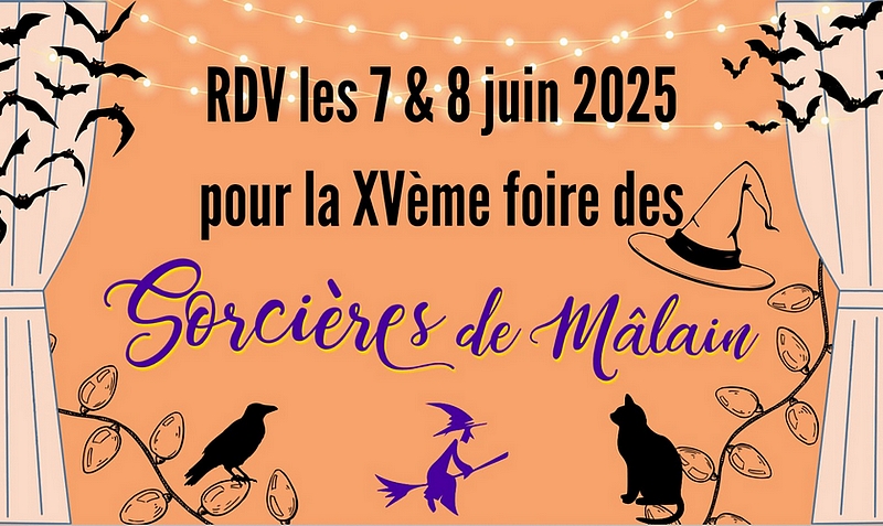 Foire des sorcières de Mâlain 2025 - Marché artisanal et festival médiéval