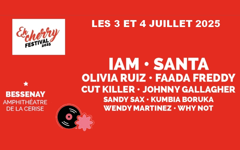 Eh Cherry Festival 2025 - Concerts pop rock à Bessenay