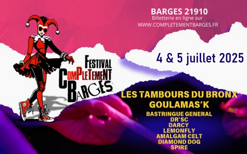 Complètement Barges 2025 - Festival de musiques actuelles à Barges