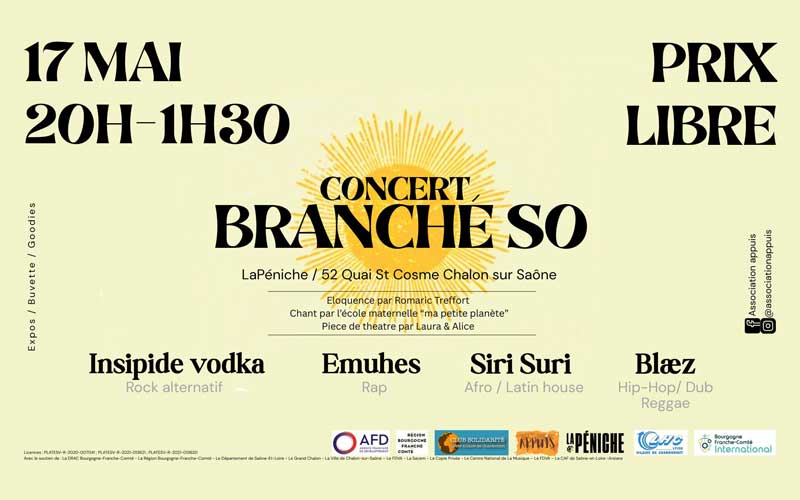 Concert Branché so - LaPéniche Chalon