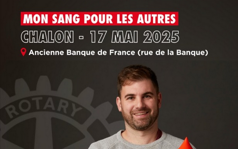 Don du Sang Chalon sur Saône - Samedi 17 mai 2025