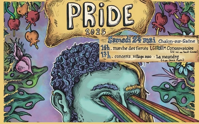 Pride 2025 Chalon sur Saône - Marche de soutien aux minorités LGBTQIA+