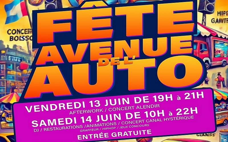 Fête avenue de l'Auto - Chalon sur Saône