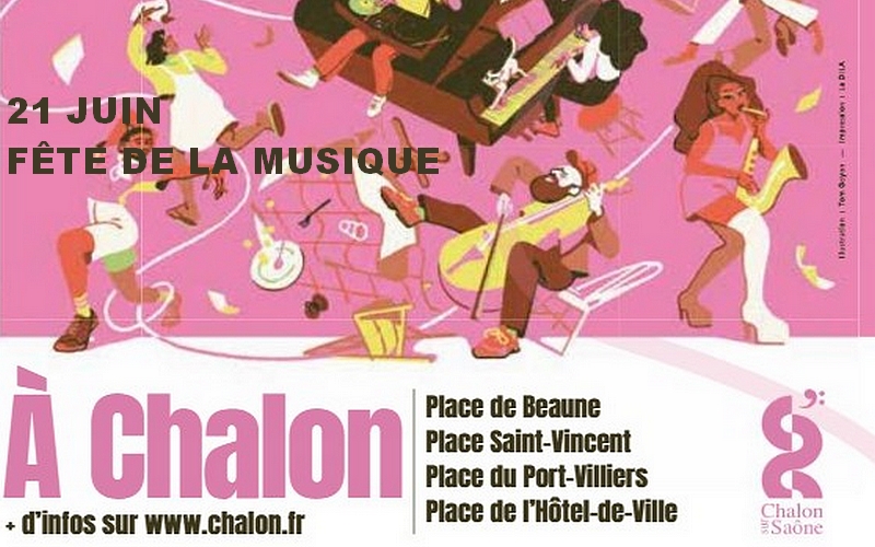 Fête de la musique Chalon sur Saône - 21 juin 2025