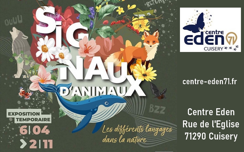 Signaux d'animaux - Exposition au Centre Eden de Cuisery