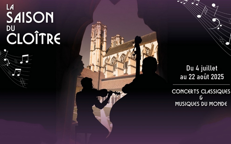 La saison du Cloître - Concerts en soirée à Chalon sur Saône