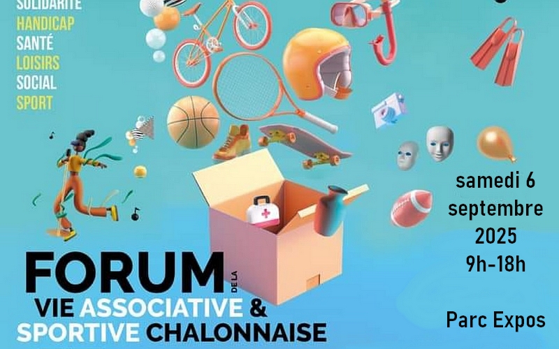 Forum des associations 2025 - Parc des expositions Chalon sur Saône