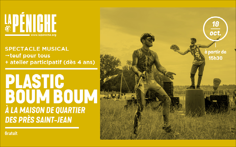 PLASTIC BOUM BOUM - Spectacle musical aux Près St Jean à Chalon sur Saône