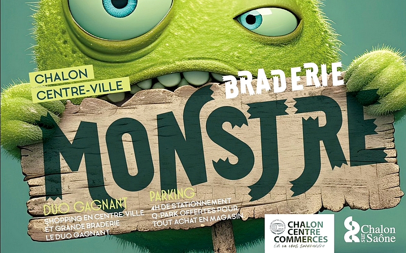 Braderie monstre - Vendredi 12 et samedi 13 septembre 2025 à Chalon sur Saône