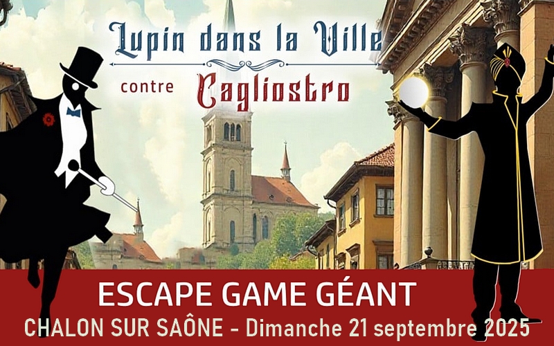 Escape game géant - Chalon sur Saône dimanche 21 septembre 2025
