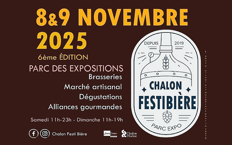 Festibière - Salon des brasseries et bières artisanales à Chalon sur Saône