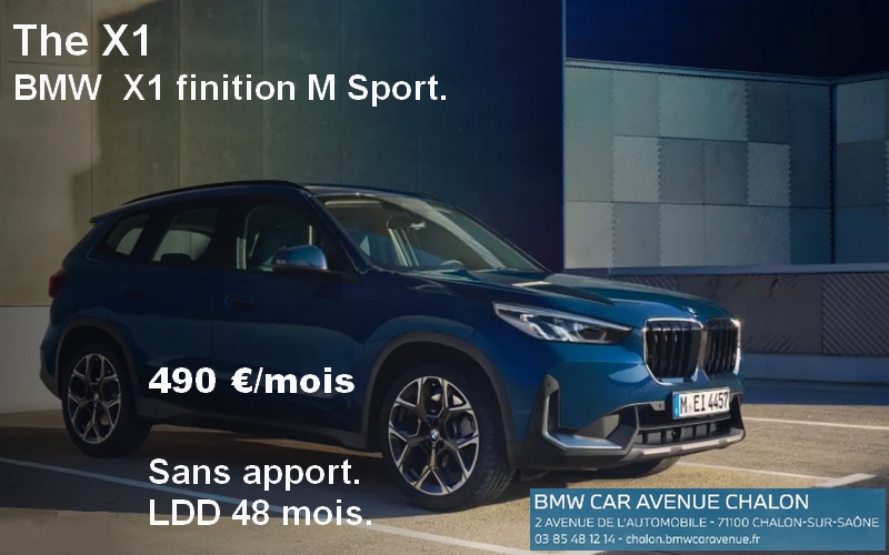 BMW - LDD BMW X1 Car avenue Chalon