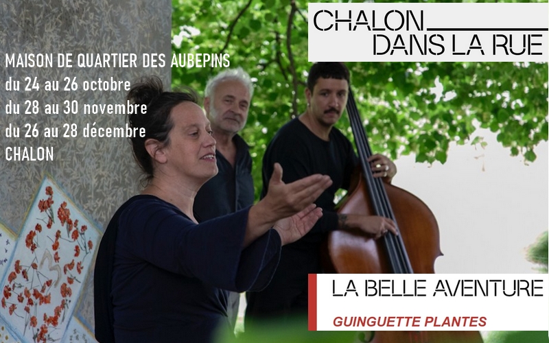 GUINGUETTE PLANTES - Projet autour du végétal, proposé par le groupe La Belle Aventure à Chalon sur Saône